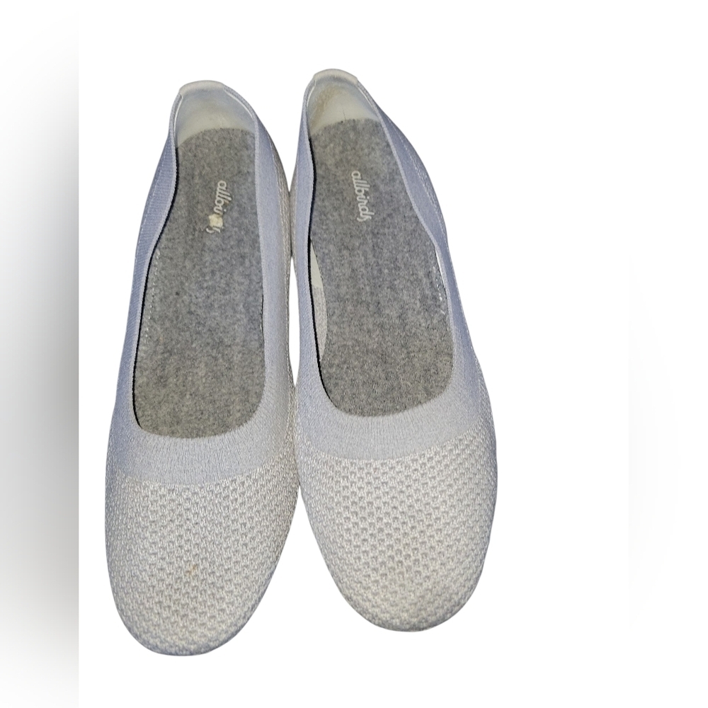 Allbirds Women's Tree Breezers Breathable Gray Knit All Day Wear Flats Sz W11